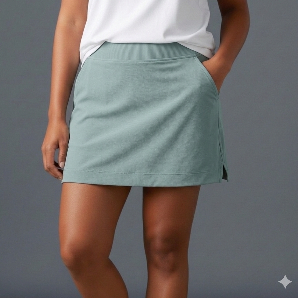 32 Degrees Athletic Skort Golf Tennis Sport Size XXL Blue-Green Pockets Shorts